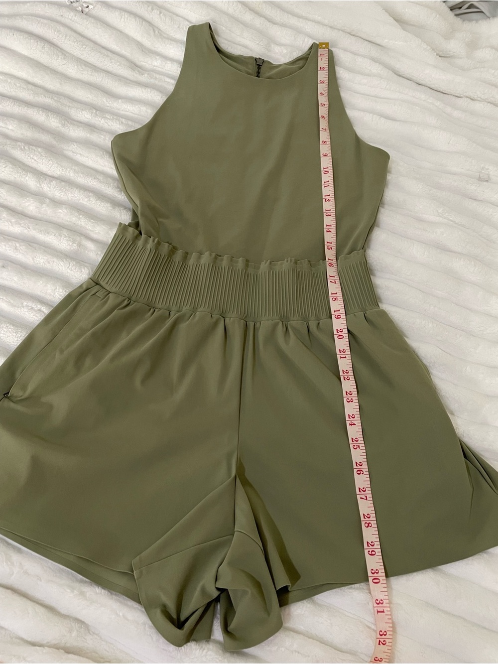 Athleta Light Olive Green Activewear Romper - Picture 8 of 11